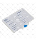 Porta tarjeta Twister Art 384 2GR: Practica ficha de identificación con cuatro colores para identificar el estado de la cría